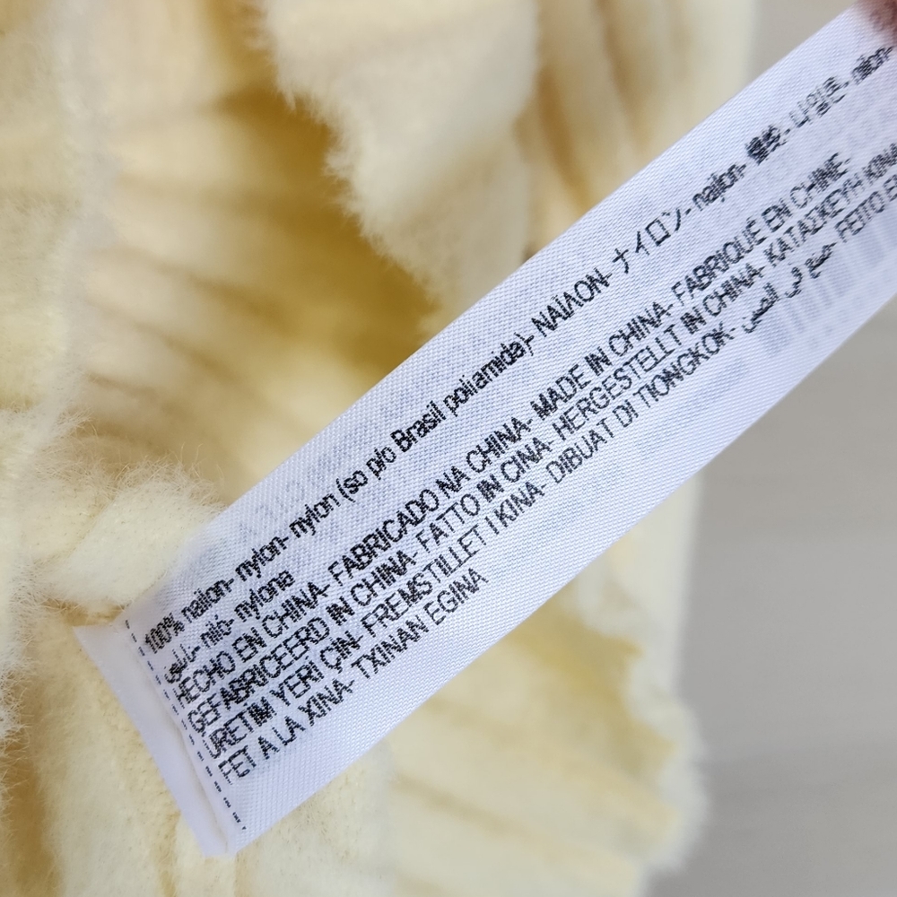 Zara Light Yellow Ribbed Sweater - Picture 10 of 11